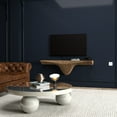 thumbnail image 5 of Batamex Parametric 50" Floating Shelf Modern Geometric 3D Wavy Wooden Wall Piece, 5 of 5