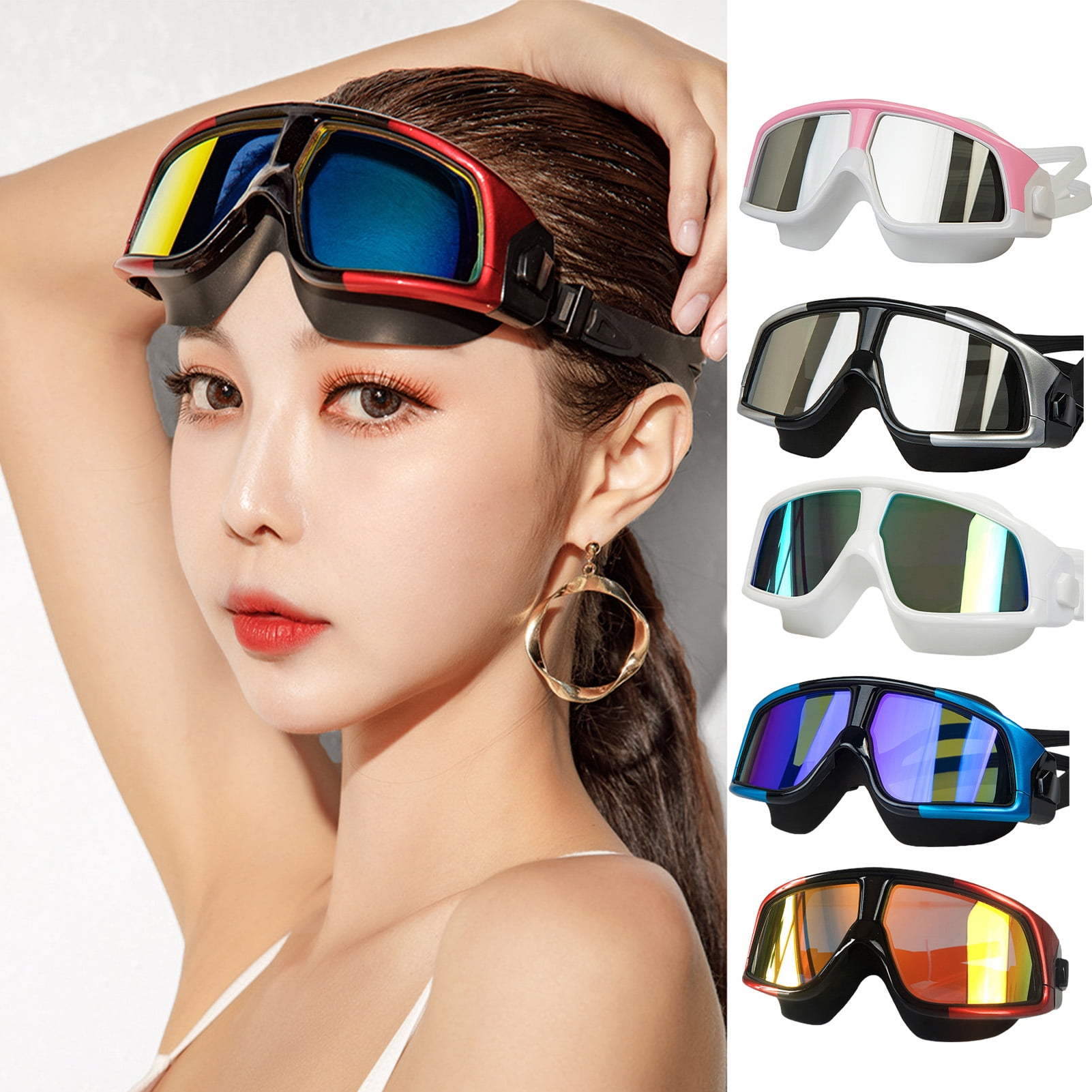 Dream Lifestyle Swimming Glasses Waterproof Lens Protection Men Women Total Vision