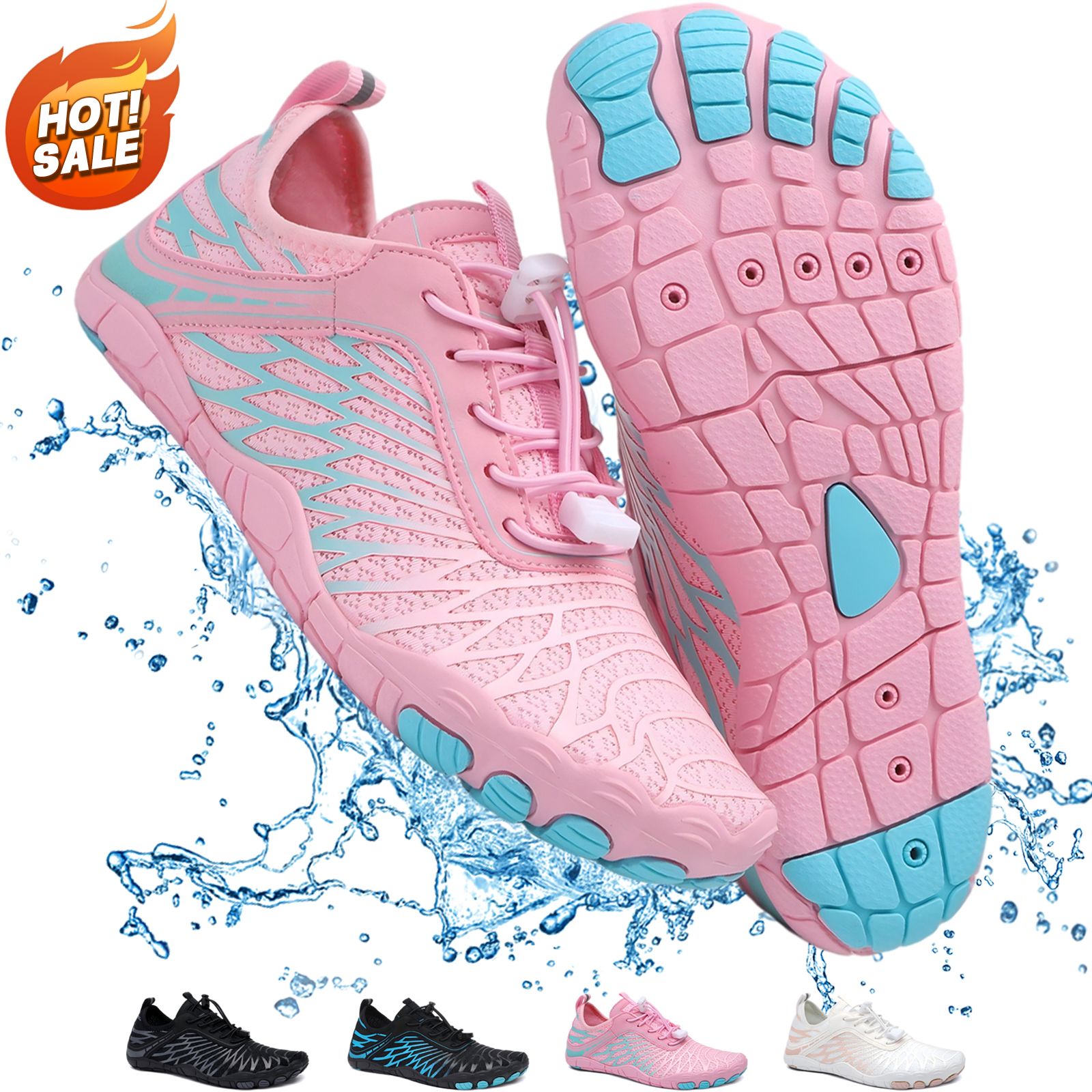 Barefoot Shoes, Hiking Barefoot Shoes for Men and Women Comfortable Anti-Slip Barefoot Active Shoes for Women Wide-Toe Water Shoes for Men and Women