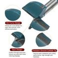 thumbnail image 4 of Uxcell 2 Pieces Forstner Drill Bit 45mm (1-3/4") Carbide Wood Hinge Hole Opener Hex Shank, 4 of 6