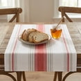 thumbnail image 6 of Unique Bargains Pure Cotton Striped Dish Cloths Orange 26" x 18", 6 of 8
