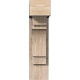 thumbnail image 2 of Ekena Millwork 7 1/2"W x 22"D x 30"H Merced Block Smooth Bracket w/ Offset Brace, Douglas Fir, 2 of 25