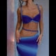 thumbnail image 5 of Conjunto de 2 Piezas para Mujer, Sexy, , de Verano, con Top Fruncido y Espalda Descubierta, y Falda con Aberturas, Vestido de Noche. Azul S, 5 of 9