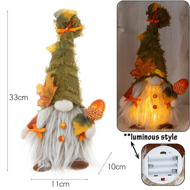 Muñecos de felpa de los enanos elfo, muñecos de Gnomo de Halloween, calabaza, girasol, regalos de Navidad, decoraciones de Acción de Gracias, juguetes para niños, decoraciones de otoño