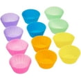 thumbnail image 2 of Pack of 12 Reusable Silicone Baking Molds, 2 of 5