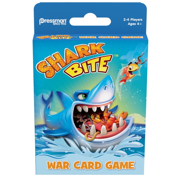 Pressman Shark Bite War Card Game - Ages 4 and Up, 2-4 Players