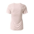 thumbnail image 2 of A4 NW3393 Womens SureColor Short Sleeve Cationic Tee - White - L, 2 of 2