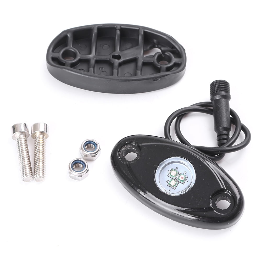 GZYF 8 Pods RGB LED Rock Light Kits Multi Color Lights for Car Truck ATV UTV Offroad Boat Bluetooth Remote Wireless Control