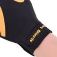 thumbnail image 4 of Left Hand Pool Snooker Glove Made of Elasticized Fabric Adjustable Tightness Wristband Elastic with Skid Pad Stretchable , Yellow Black, 4 of 7