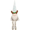 Eastjing Christmas Gnomes Plush Doll with Sequined Antler Hat Hanging Leg ,Handmade Plush Toy Christmas Decorations, Winter Tabletop Ornament，Holiday Decoration Doll Toy Christmas Home Decor