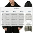 thumbnail image 3 of Men's Solid Puffer Jacket Fleece Collar Winter Coats Short Padded Jackets Warm Outerwear Coat with Big Zipper Pockets Dark Blue 2XL, 3 of 4