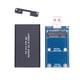 thumbnail image 4 of MSATA una USB USB 3.0 una MSATA SSD Carcasa USB3.0 una MSATA Estuche Adaptador de Disco Duro M2 SSD Caja de HDD Externa Estuche de HDD, 4 of 5