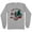 Gray, variant on Merry Catmas Long Sleeve Shirt Unisex Large White