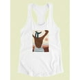 thumbnail image 3 of Sunseeker Bathers I Racerback Tank Women -Victoria Borges Designs, Female XX-Large, 3 of 4