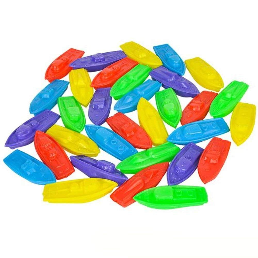 SMALL BOAT TOY 144 Pack, 3" Small Plastic Toy Boat For
