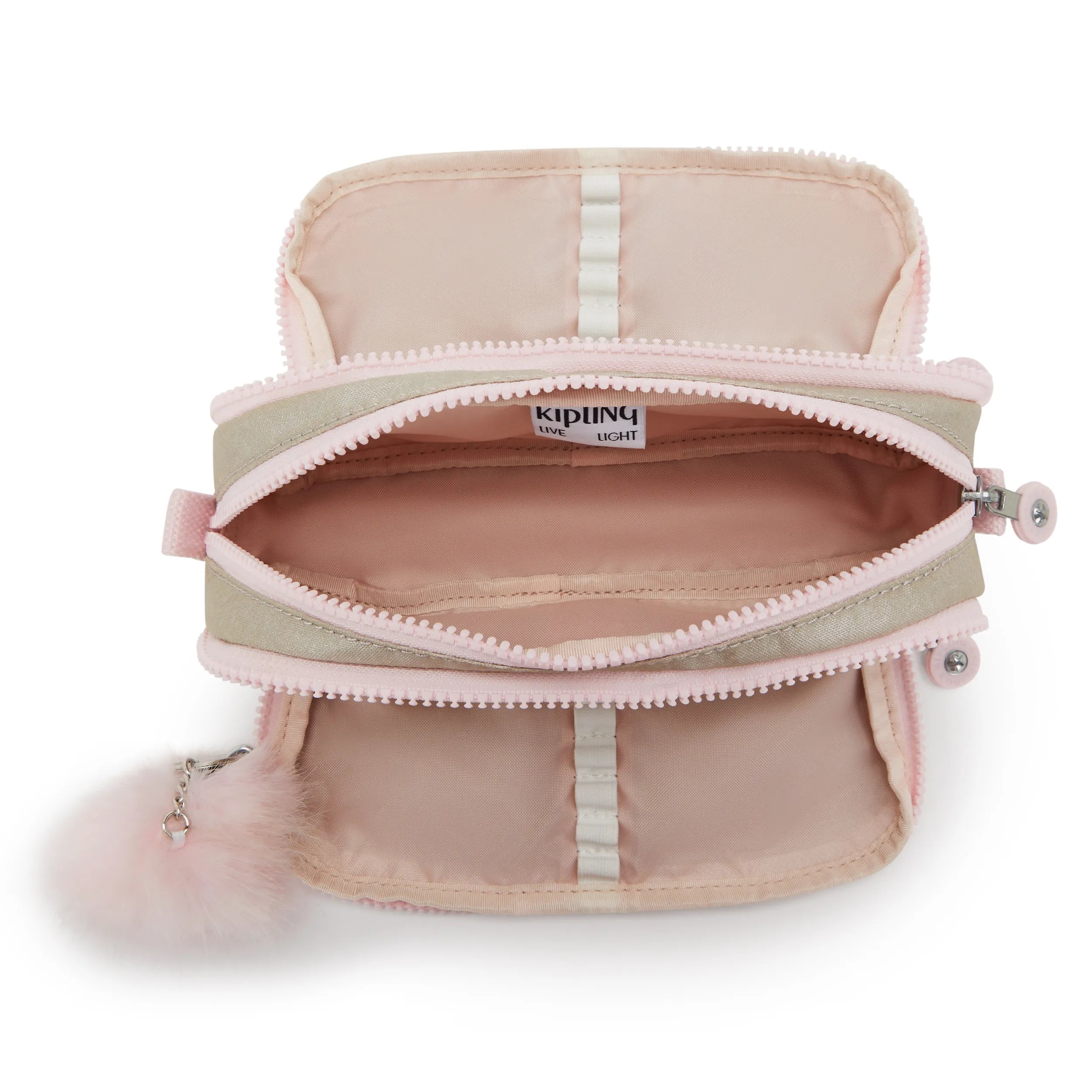 Kipling Gitroy Metallic Pencil Case