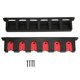 thumbnail image 1 of Estante para caña de pescar montado en la pared, almacenamiento ordenado, ahorro de espacio, soporte Horizontal antiarañazos para caña de pescar para el hogar, 2 uds., 1 of 5