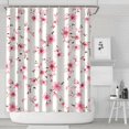 thumbnail image 2 of Waterproof Pioneer Shower Curtain 72x84 Inch Polyester Unique Cute Floral Shower Curtain for Bathroom Hotel Home Decor with 12 Plastic Hooks, 2 of 5