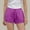 Purple#2, variant on Fesfesfes Girls Linen Lace Splicing Shorts with Drawstring,Medium and Large Size Fashionable Loose Fits Summer Shorts(Dark Blue,7 Years)