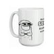 thumbnail image 1 of Taza de cerámica 445 ml. diseño divertido Ser la oveja sexy de la familia no es sencillo regalo original, 1 of 5