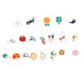 thumbnail image 1 of 20 Piezas Broche de dibujos animados Alfileres de Moda Lindo Innovador Decorativo Ticfox Broche, 1 of 14
