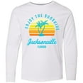thumbnail image 3 of Inktastic Summer Enjoy the Sunshine Jacksonville Florida in Blue Long Sleeve Youth T-Shirt, 3 of 5