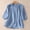 Light Blue, variant on Qulqfy Women's Shirts Cotton Linen Beige Puff Sleeve Blouse Spring Embroidered Dressy Casual Summer Tops for Women L