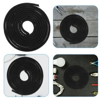 STOBOK Pet Proof Black Cable Sleeve Cord Protector for Electrical Wire Management