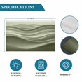 thumbnail image 6 of Sage Green Striped Placemats Set of 8, Modern Abstract Art Wave Moire Gradient Placemats for Dining Table, Place Mats for Kitchen Tabletop, Waterproof Wipeable Dining Table Mats Set, 6 of 9