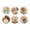 4, variant on Punch Needle Coasters Kit,6-pattern punch needle Needle Coasters Kit ,Punch Art for Beginners,Suitable for Home Decoration