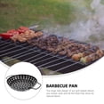 thumbnail image 2 of ADDHAT Practical Barbecue Grilling Basket with Non-stick Coating 1Set 12.18X9.43X1.77in, 2 of 7