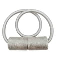thumbnail image 2 of Hebilla de cortina hecha a mano de punto de poliéster con forma ovalada para cortina para sala de estar Jumpingount HA002492-00, 2 of 6
