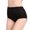 Black, variant on Womens Underwear, No Muffin Top Full Coverage Cotton Underwear Briefs Soft Stretch Breathable Ladies Panties for Women