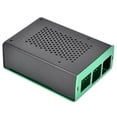 thumbnail image 2 of For Raspberry Pi 4 Model B Black Aluminum Case Box Enclosure with Heatsink Bracket (Green), 2 of 3