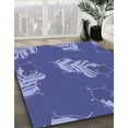 thumbnail image 2 of Ahgly Company Indoor Square Patterned Light Slate Blue Area Rugs, 3' Square, 2 of 6