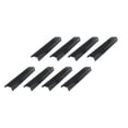 thumbnail image 1 of Miangastore Concealed Tab Pulls Round Edge Black for Garage Cabinets 8Pcs 4.7in, 1 of 9