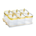 thumbnail image 1 of Bandeja para Servir Aperitivos Strade Fareast Limited Rejilla Transparente de 6, 1 of 8