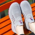 thumbnail image 5 of YOUYEDIAN Orthopedic Shoes for Women Breathable Walking Sneakers Slip on Trainers Ladies Comfortable Casual Athletic Shoe Thick Bottom (Gray, 8.5 Wide), 5 of 9