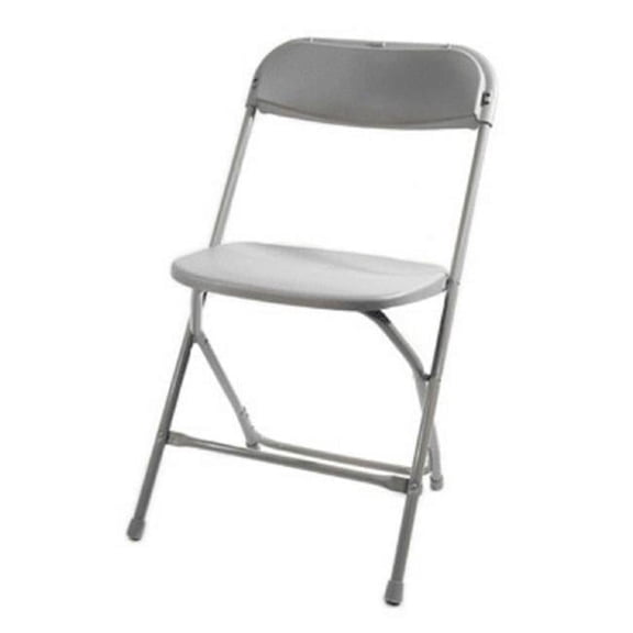 MP101-GRAY Poly Performance Folding Chair Gray - 500 lbs