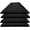 4PCS Black, variant on 4 Pack Acoustic Panels, 48x24x2'' Crate Foam, Soundproof Wall Panels, Black