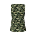 thumbnail image 5 of Easygdp Camouflage Shark Women's Workout Tank Top, Running Top, Hiking Shirt, Quick-Dry for Running, Yoga, Hiking - Medium, 5 of 9
