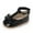 Black, variant on HQiJIAN Toddler Kids Girls Soild Bowknot Princress Shoes Soft Sole The Floor Barefoot Non First Prewalker Shoes,Beige Sizes 4 Toddler