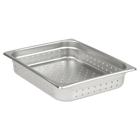 Update International NJP-502PF Half Size Steam Table Pans Anti-Jam 24 Gauge Perforated