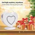 thumbnail image 2 of TFixol Heart-Shaped Electric Bubble Machine with Remote Control, Rechargeable Battery, and Multi-Hole Design for Outdoor Weddings and Parties, Available in White and Pink., 2 of 6