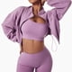 thumbnail image 5 of Chaqueta Recortada Para Correr De Yoga Cuello Alto Deportivo Cremallera Superior Chaqueta De Entrenamiento Con Cremallera Completa Chaqueta Recortada Deportiva Chaqueta Recortada ANGGREK Cocina, Decoración y Otros, 5 of 5