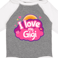 thumbnail image 4 of Inktastic I Love My Gigi Grandma Grandchild Girls Long Sleeve Baby Bodysuit, 4 of 5