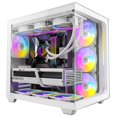 thumbnail image 1 of Funda para PC Antec C5 ARGB blanca, 7 ventiladores de 120 mm, tipo C 3.2 Gen 2, 1 of 9