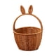 thumbnail image 2 of Imitation Rattan Handheld Flower Basket Ears Paper Rope Woven Handheld Basket Flower Shop Imaginative Flower Arrangement Basket Green Plants Basket, 2 of 8