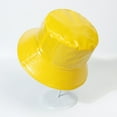 thumbnail image 4 of Holzkary Hat for Women Men 2025 Trendy Bright Leather Color Double Fisherman's Hat Women's Outdoor Sun Basin Hat Foldable Travel Hat Men Multicolor Optional Yellow One Size, 4 of 4