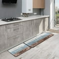 thumbnail image 2 of Eat Good Kitchen Mat Washable - Kitchen Mat Set of 2, Farmhouse Kitchen Rugs, Non Slip Kitchen Rug with Sayings, Kitchen Sink Floor Mat, Eat Good Laugh Often Live Well Mat, Kitchen Mat with Words, 2 of 6